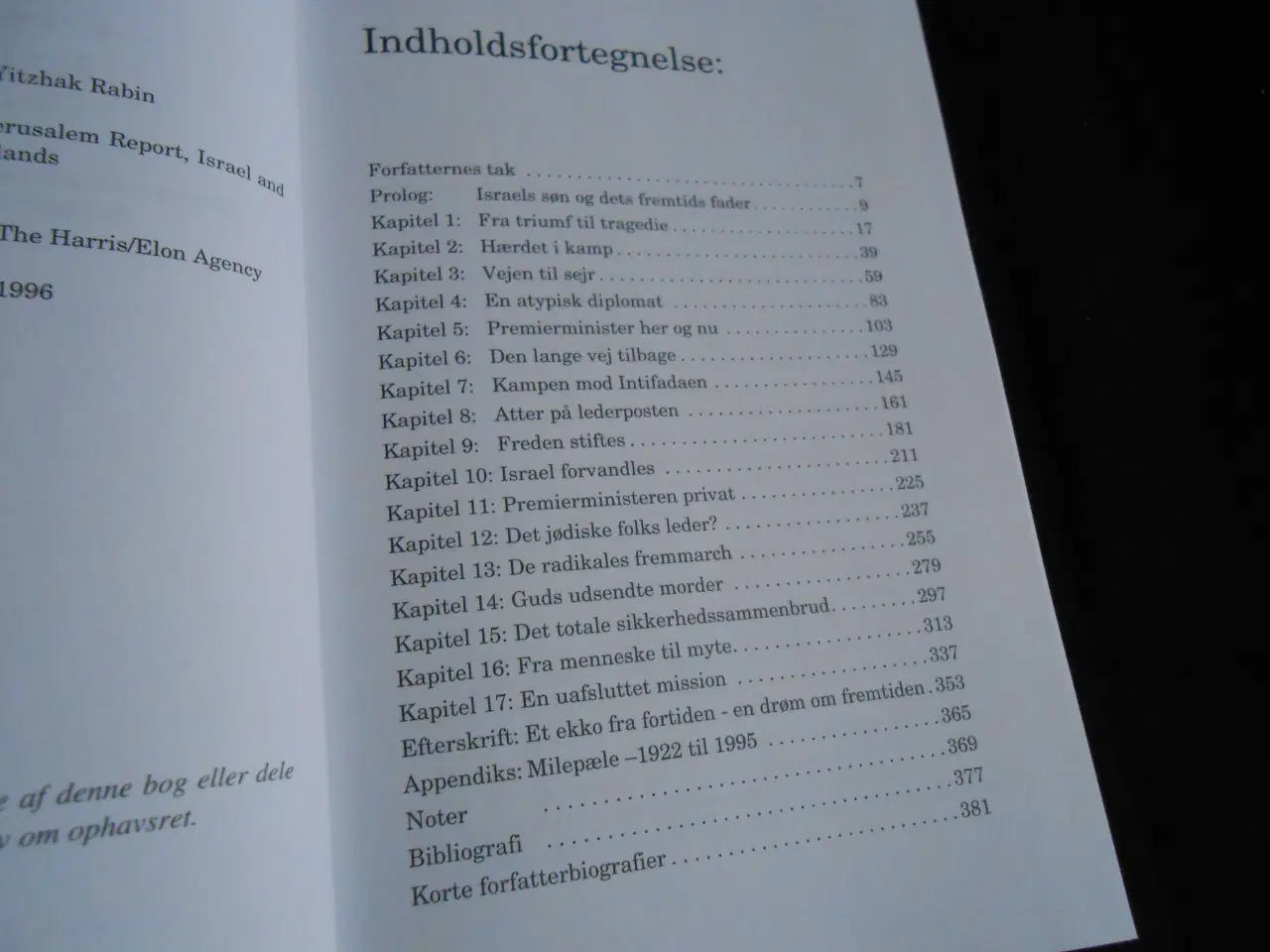 Billede 3 - Fredens soldat Itzhak Rabin