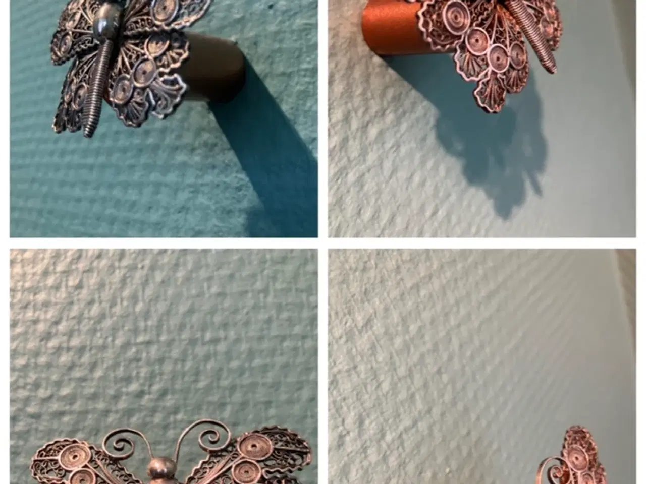 Billede 2 - Vintage Filigran sølv broche 