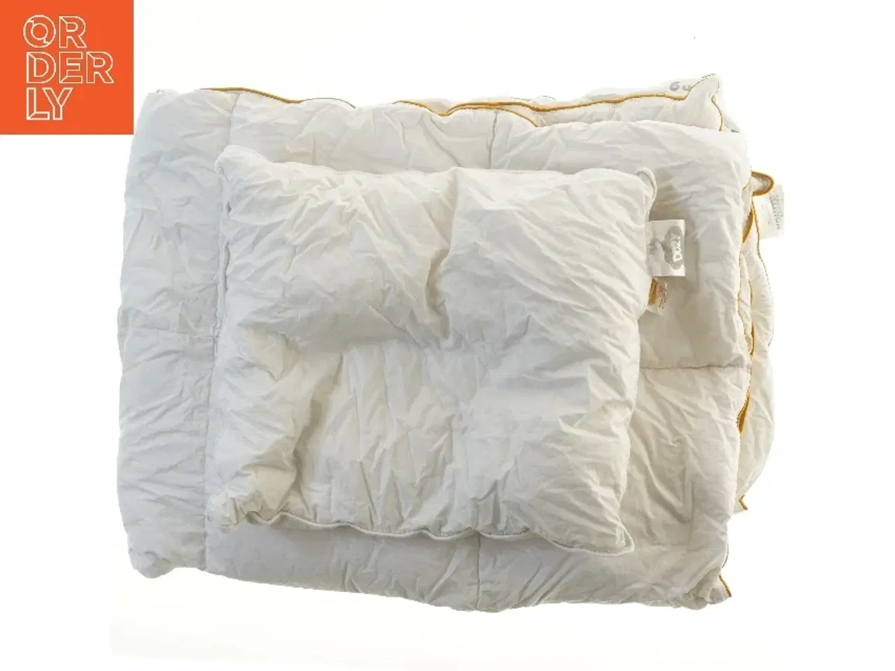 Billede 1 - Dyne og pude til børn fra Dozy med moskusdun(str. pude 40x35, dyne 95x130 cm)