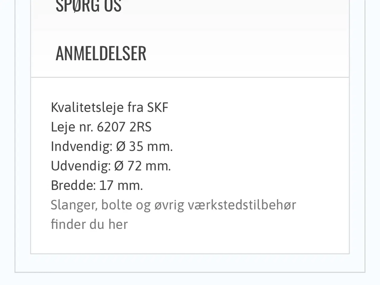 Billede 3 - Kugleleje 6207