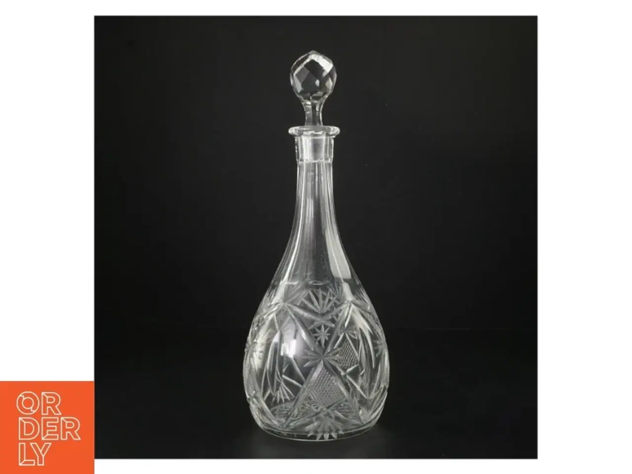 Billede 1 - Glas karaffel (str. H. 33 cm. ø. 13 cm)