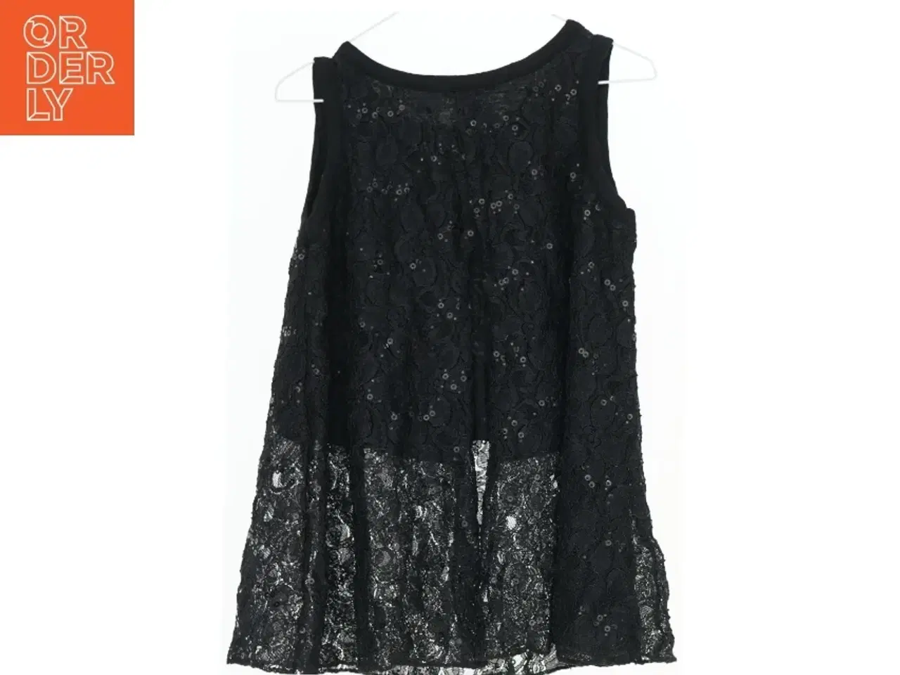 Billede 2 - Sort blonde top fra Girl Power (str. 140)