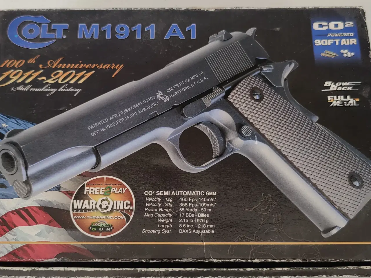 Billede 1 - Full Metal Colt M1911-A1