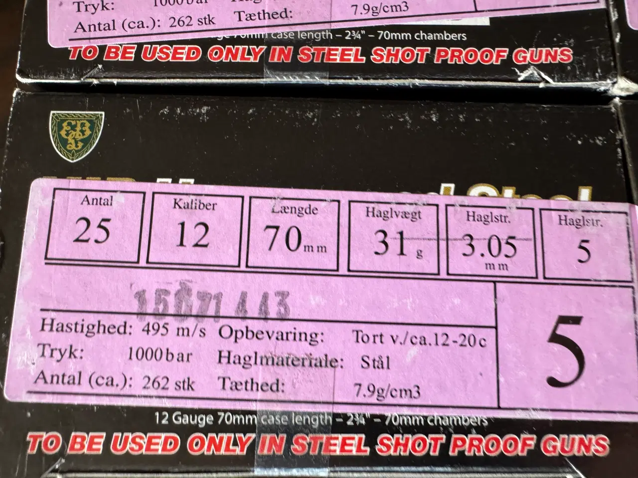 Billede 4 - Eley VIP Hyperspeed Steel kal. 12/70 str. 5