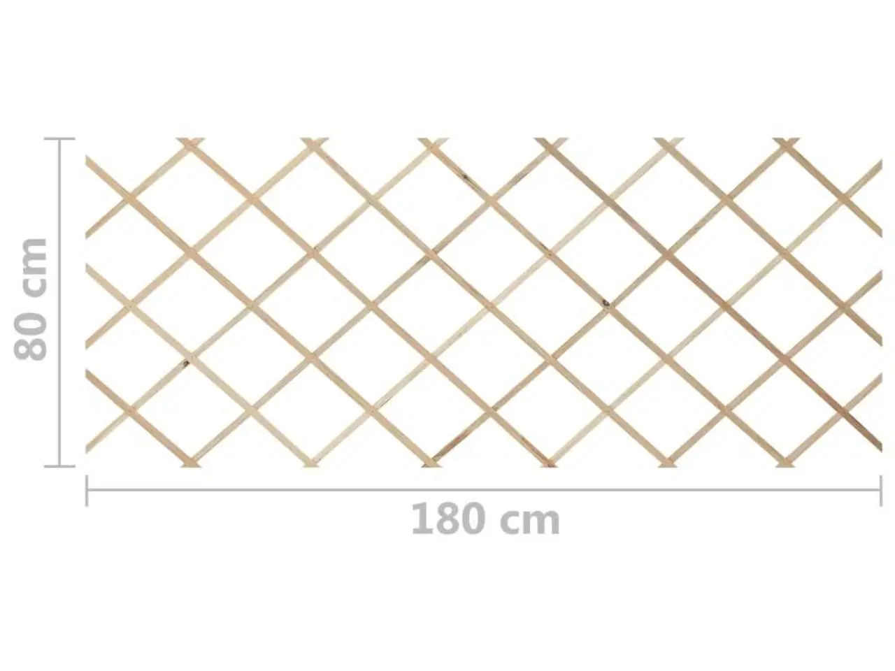 Billede 7 - Espalierhegn 5 stk. 180x80 cm massivt fyrretræ