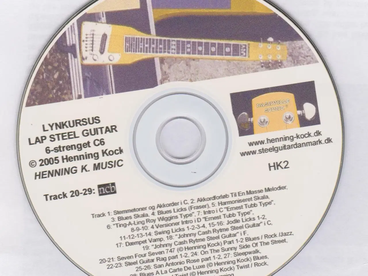 Billede 2 - Lynkursus Bog + CD.  6-strenget Lap Steel Guitar