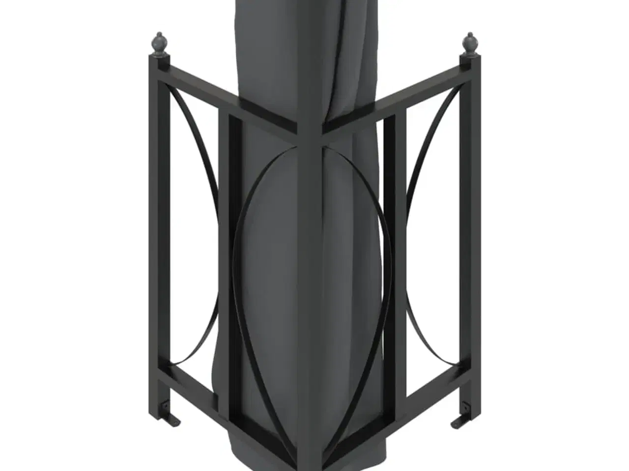 Billede 6 - Pavillon med sidevægge og dobbelttag 3x4 m antracitgrå