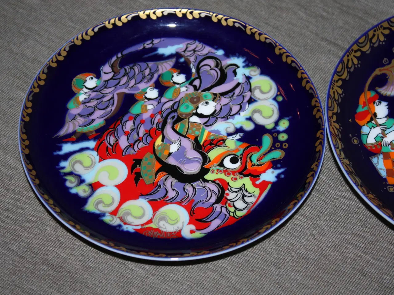 Billede 2 - Bjørn Wiinblad Rosenthal Sindbad platte