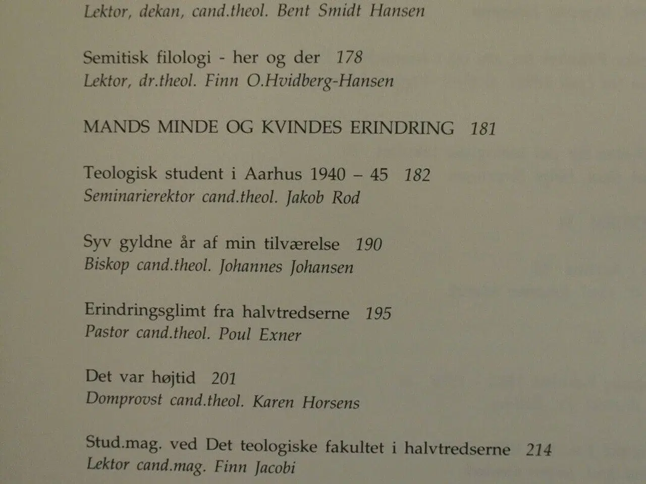 Billede 4 - teologi i århus 1942-1992, red. af viggo mortensen