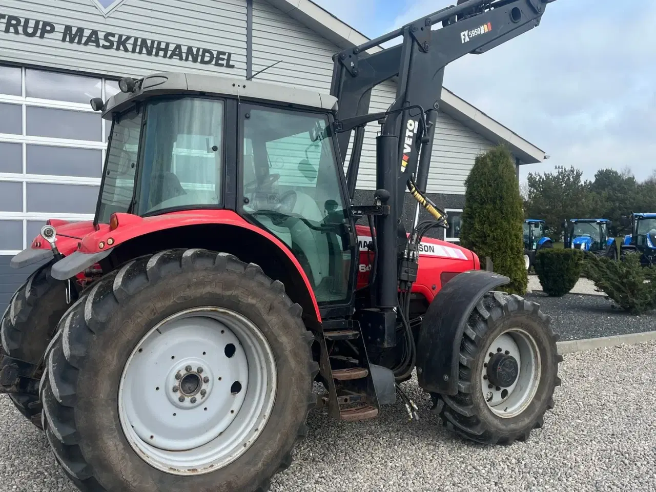 Billede 14 - Massey Ferguson 6480 Dyna 4 Med frontlift og frontlæsser