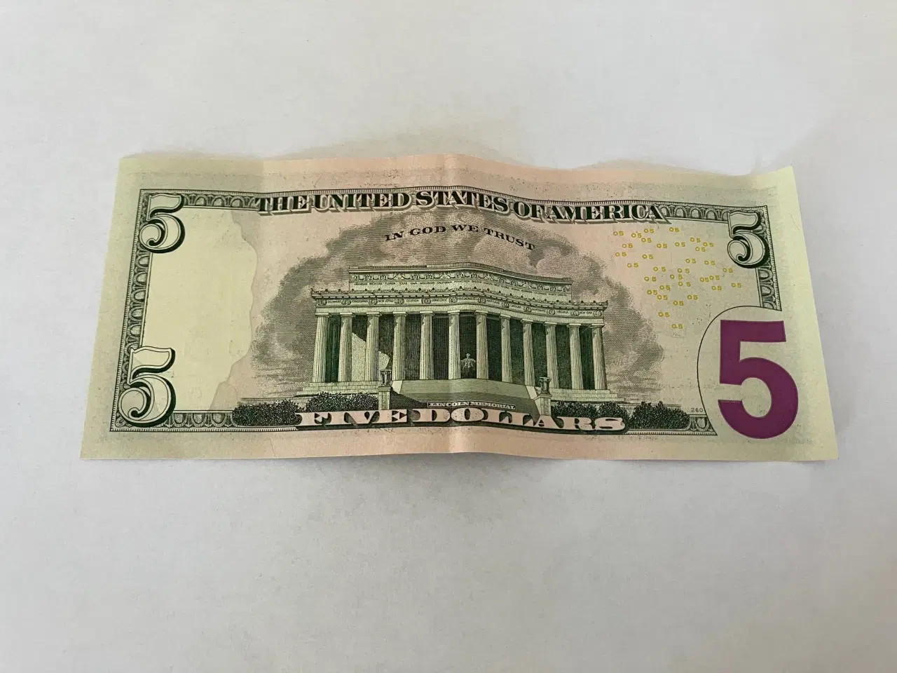 Billede 2 - Five Dollars USA 2013