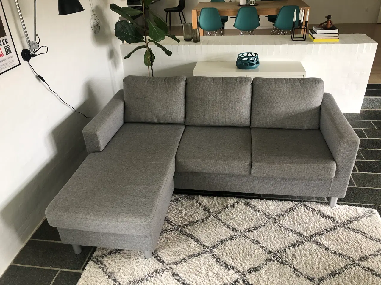 Billede 1 - Sofa med chaiselong