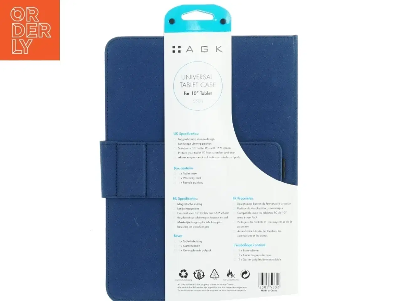 Billede 1 - Universal tabletetui til 10" tablet fra Agk (str. 27x20 cm)