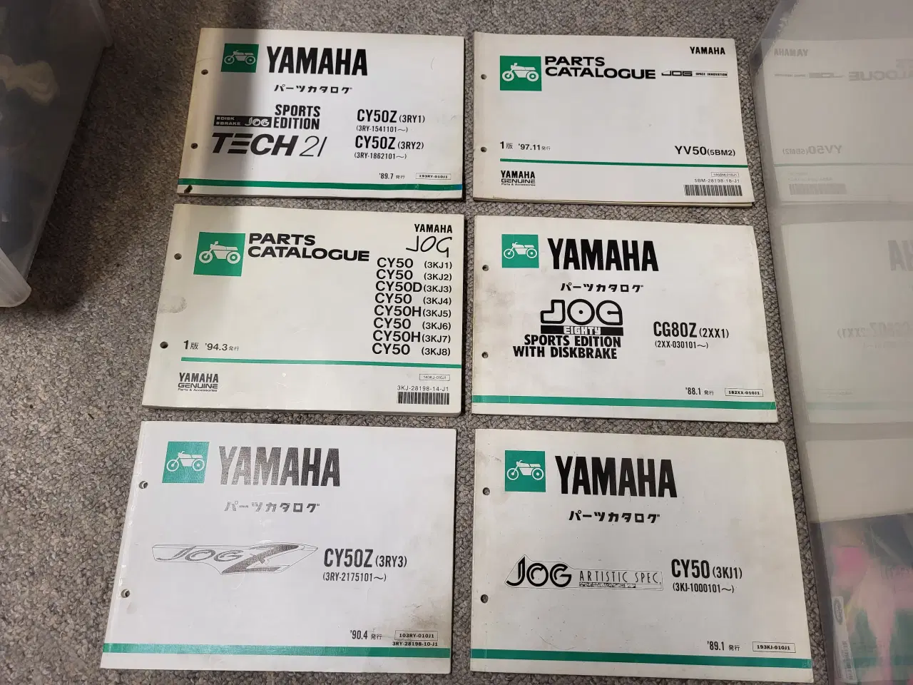 Billede 1 - Forskellige originale Yamaha Jog bøger 