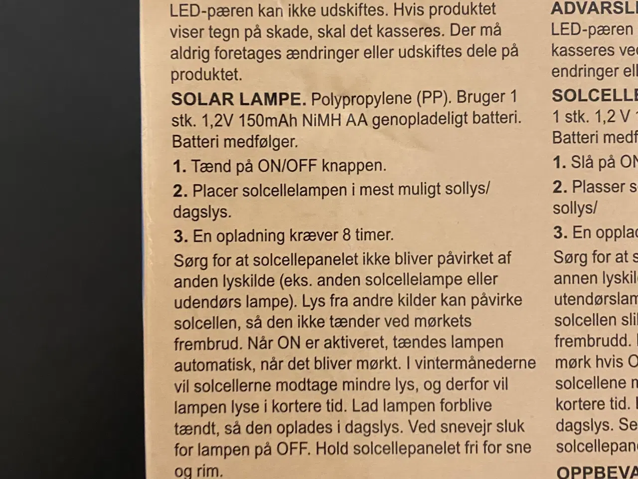 Billede 2 - Solar lamper