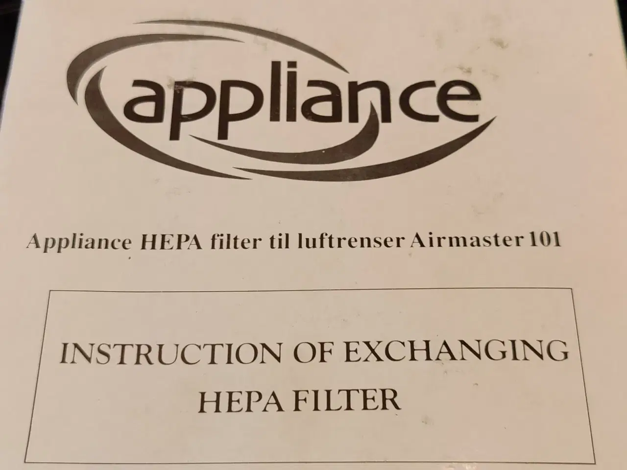 Billede 5 - HEPA Luftrenser med Ioniser. Appliance 101