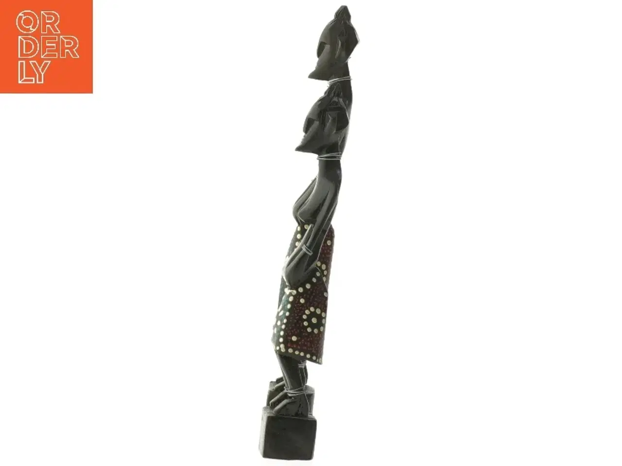 Billede 3 - Afrikanske figurer (str. 19 cm og 24 cm)