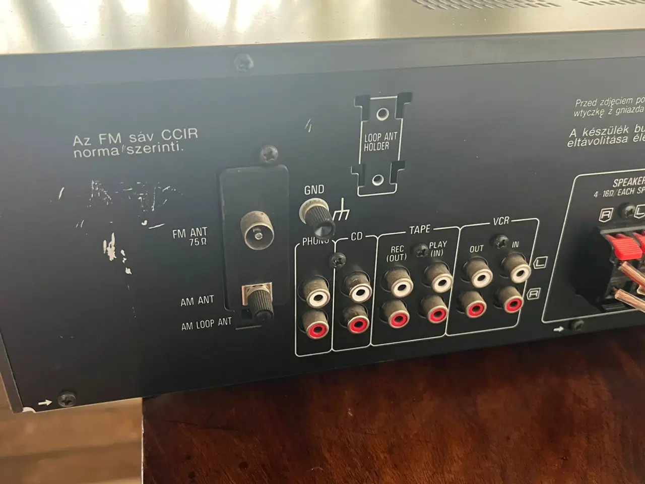 Billede 9 - TECHNICS AV stereo-receiver SA-EX100 2x100 watt!
