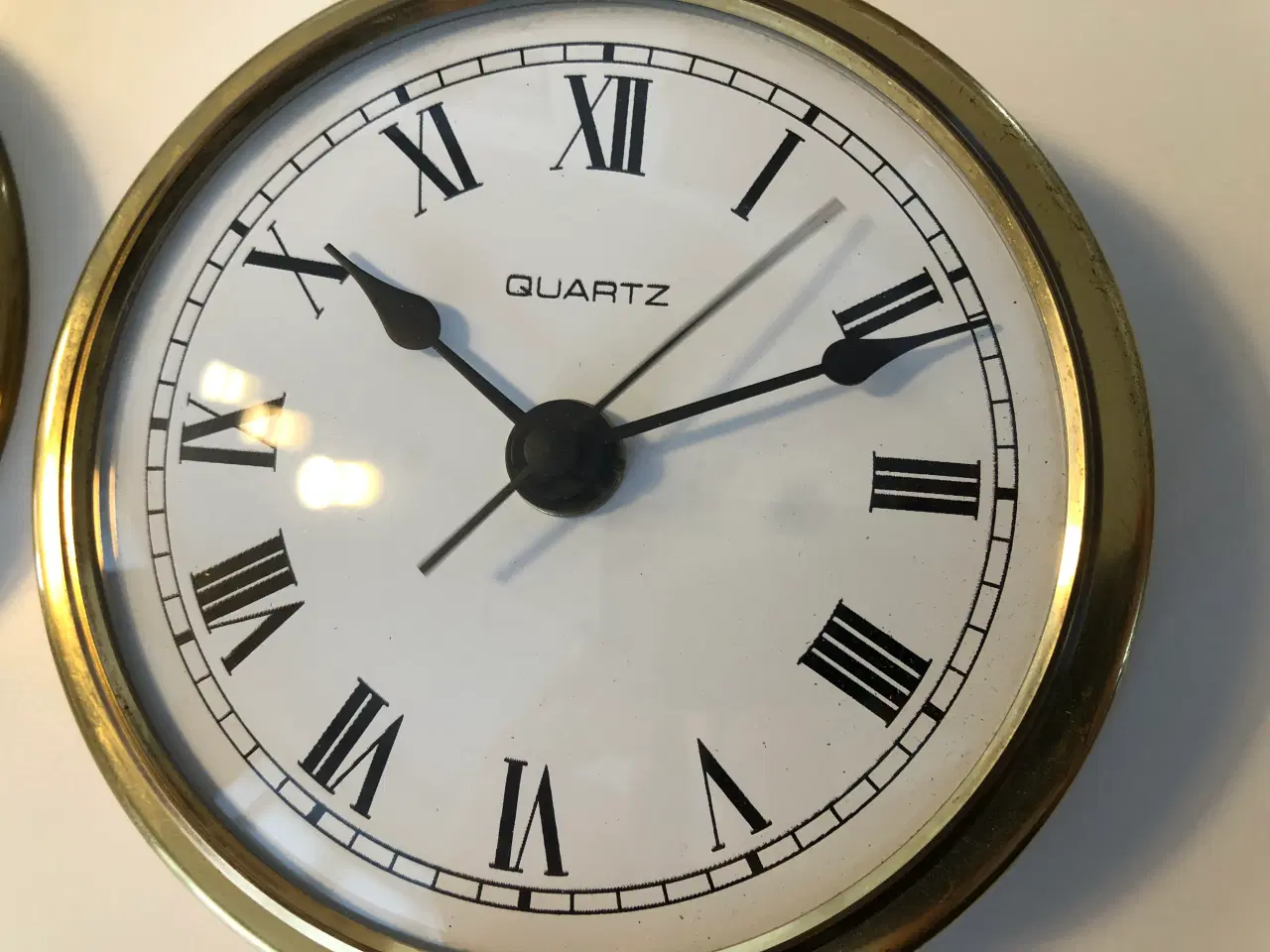 Billede 4 - Skibsur og barometer/termometer i messing