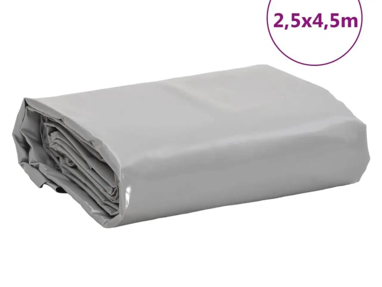 Billede 9 - Presenning 2,5x4,5 m 650 g/m² grå