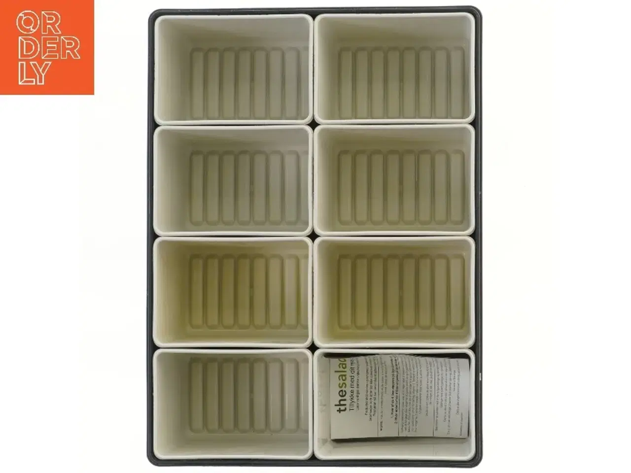 Billede 3 - Plantespirer-bakker med låg fra The Salad Bar (str. 36x26x11 cm)