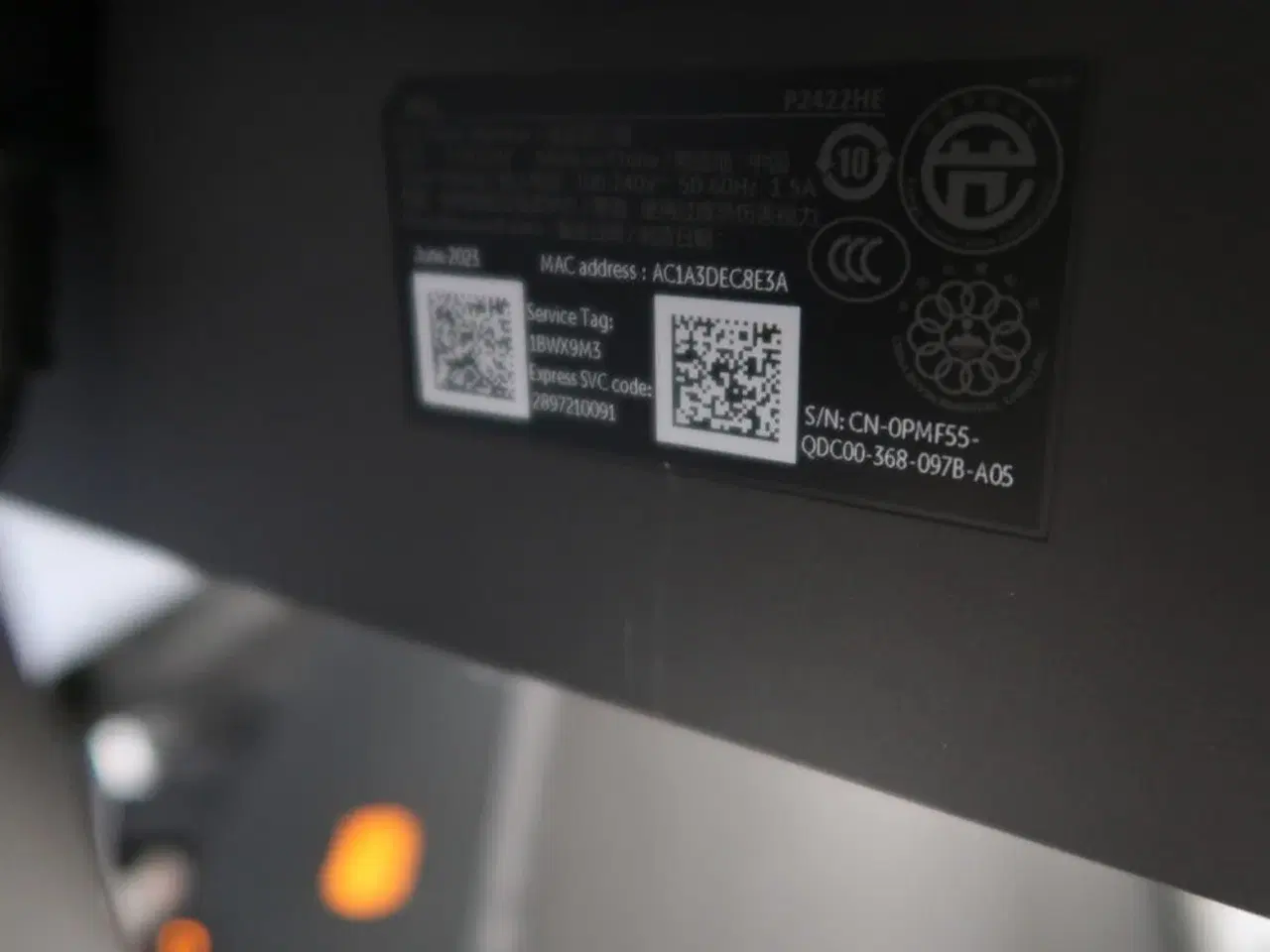 Billede 2 - 2 stk. computerskærme DELL P2422HE, dockingstation LENOVO ThinkPad, tastatur, mus