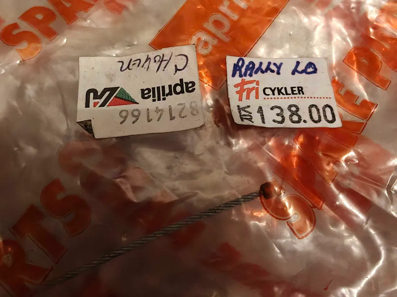 Billede 3 - Aprilia Rally LC. Nyt Originalt Chokerkabel