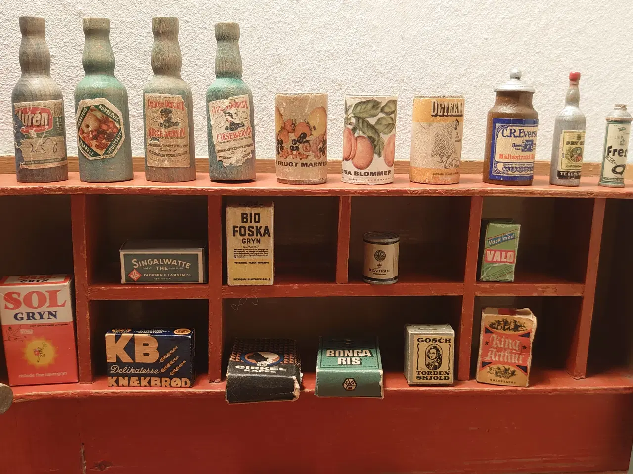 Billede 3 - Gammel købmandsbutik m. 36dele. Ca.1950