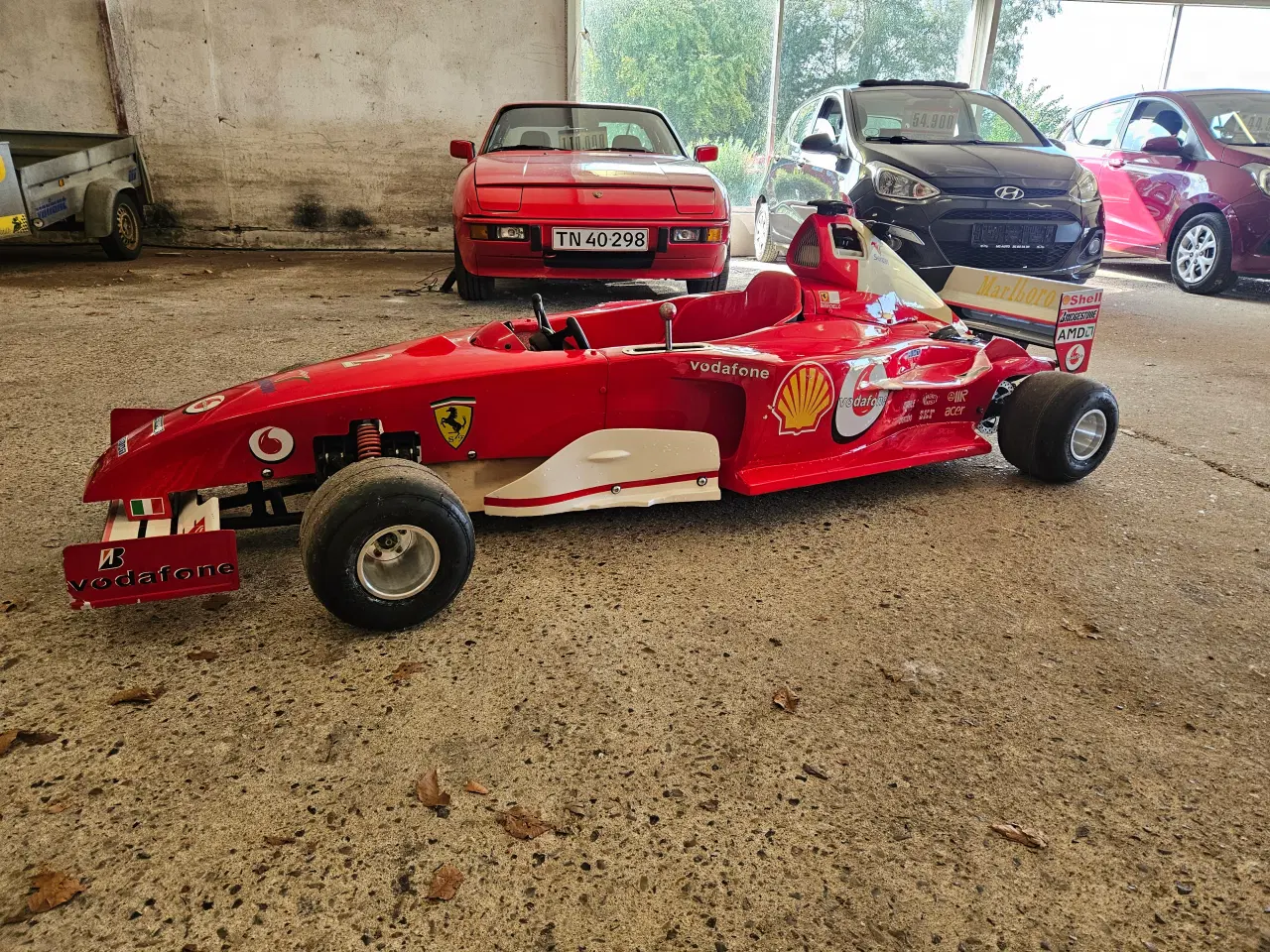 Billede 4 - Sjov lille børne Ferrari Forme 1