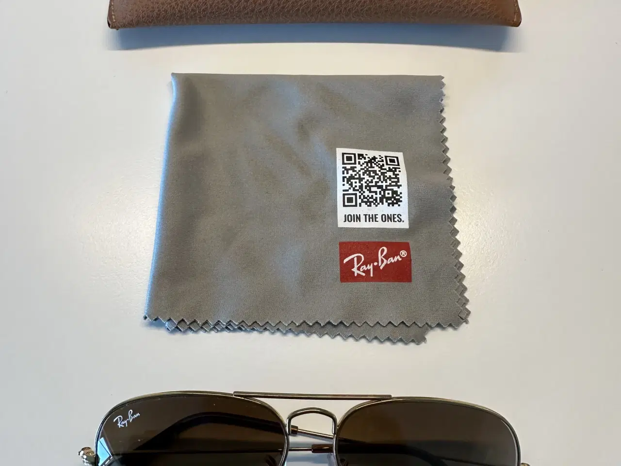 Billede 1 - Ray-Ban Aviator solbriller, guld stel / brun glas