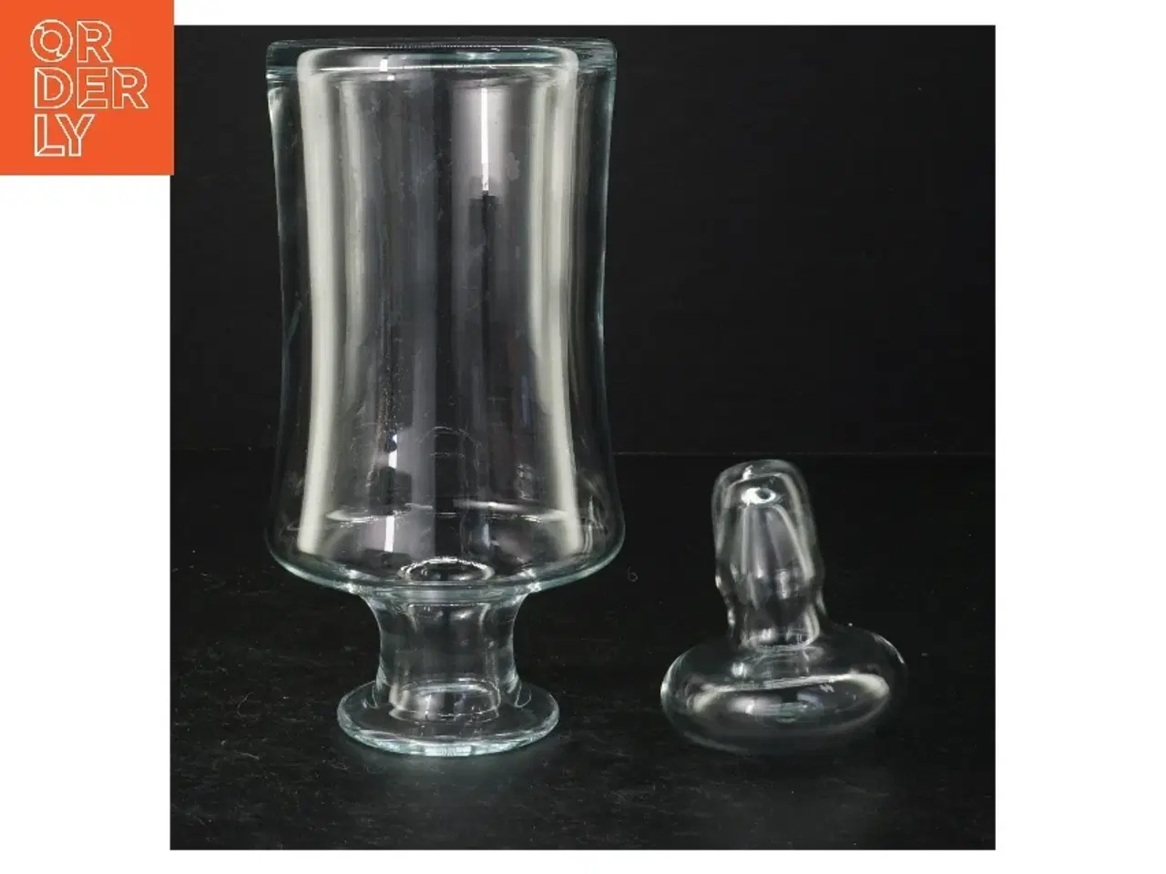 Billede 2 - Glaskaraffel med prop (str. 20 cm)