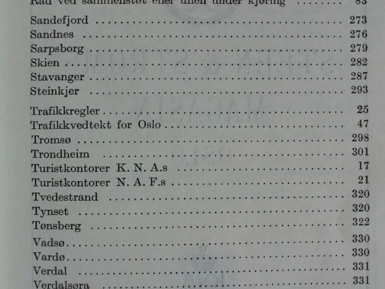 Billede 5 - veibok 1949 - norsk, emne: anden kategori