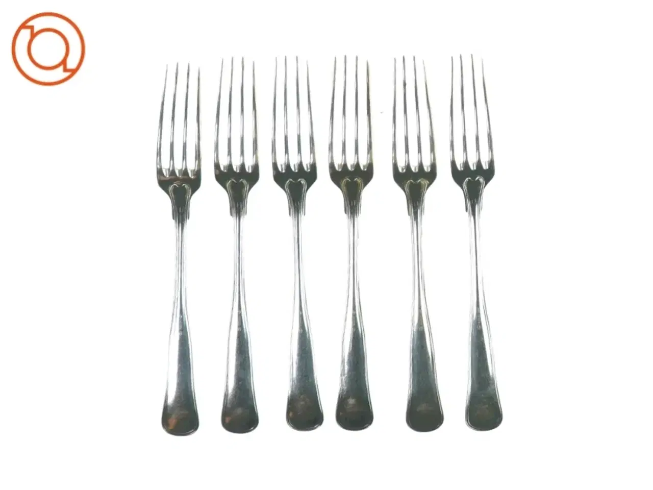 Billede 2 - Gafler (6 stk.) fra Ukendt (str. L:22cm)