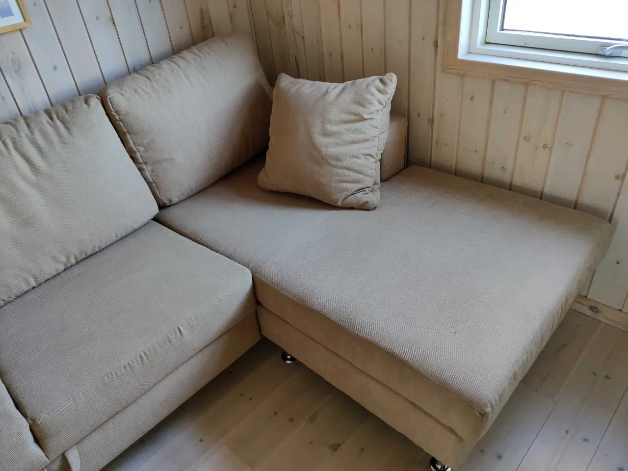 Billede 4 - Dobbelt sovesofa med chaiselong 