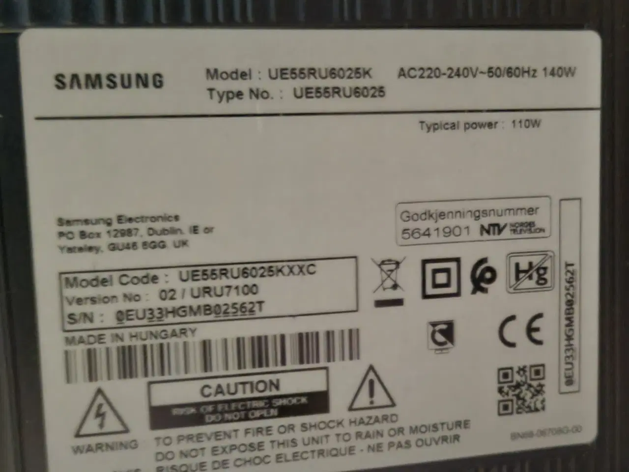 Billede 3 - Samsung UE55RU6025 55"