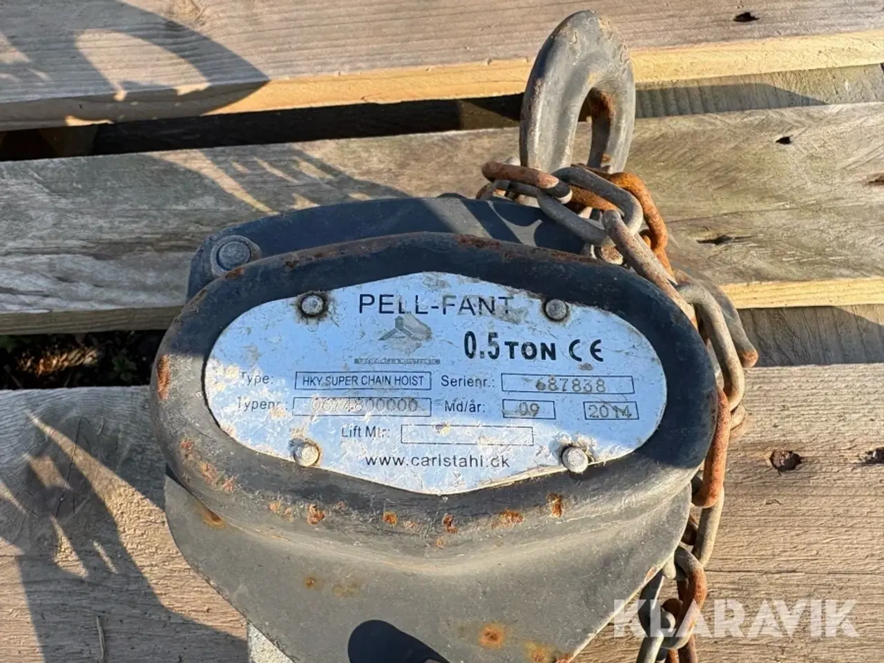 Billede 2 - manuelt kædetalje Pell-Fant HKY Super Chain Hoist
