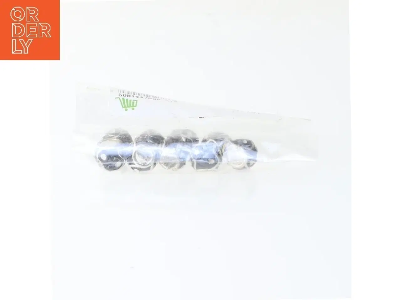 Billede 2 - Små smykkedele, pakke med 7 perler (str. Ø 1 cm)