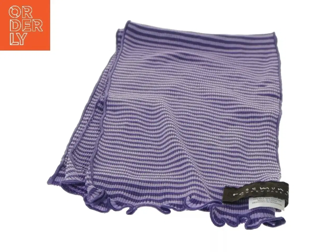 Billede 2 - Stribet silke tørklæde fra Rosemunde (str. 15x152 cm)