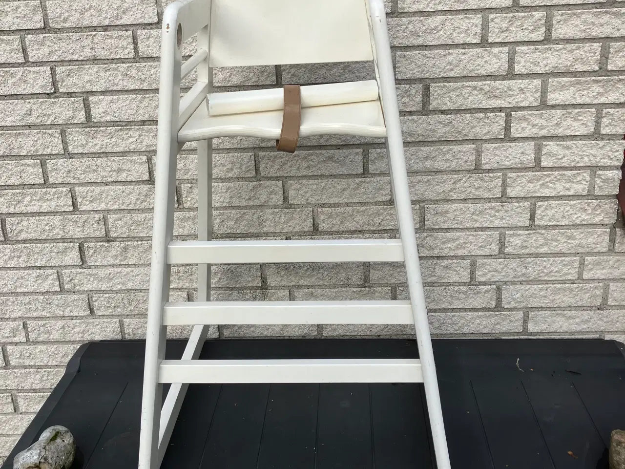 Billede 1 - Højstol træ hvid 