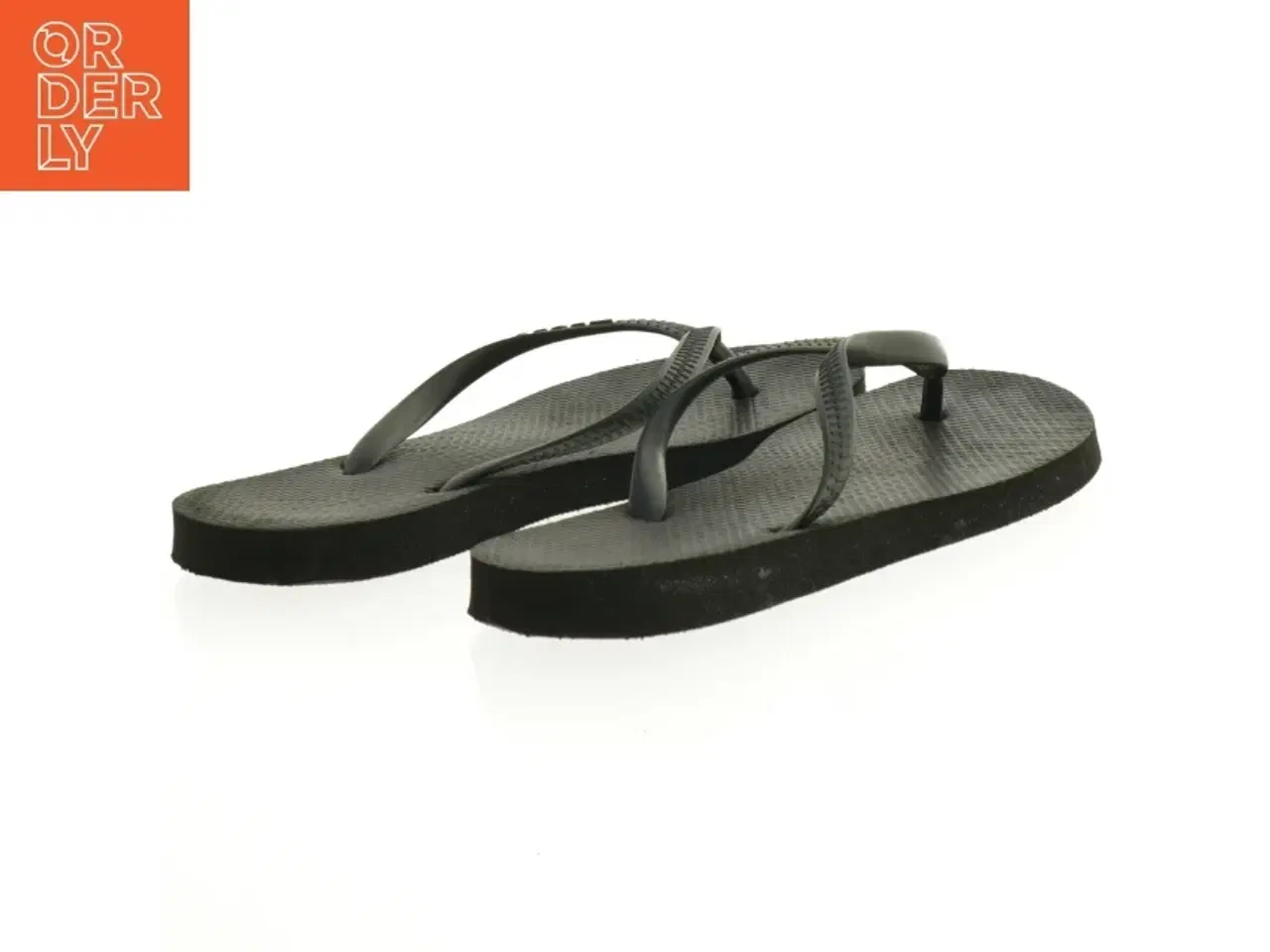 Billede 2 - Bjørn Borg Brugte sorte flip-flops (str. 25 cm)