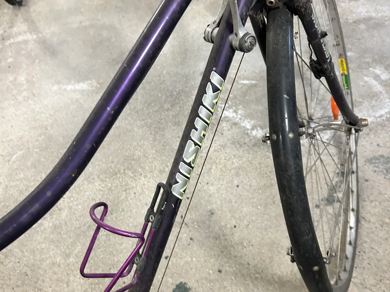 Billede 4 - Cykel retro fra 90 erne nishiki i flot lilla