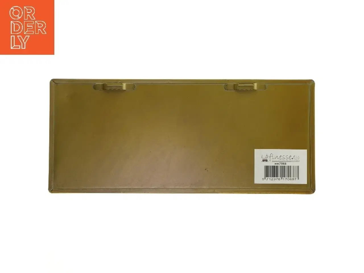 Billede 1 - Metal skilt med tekst fra Lafinesse (str. 30,5x13 cm)