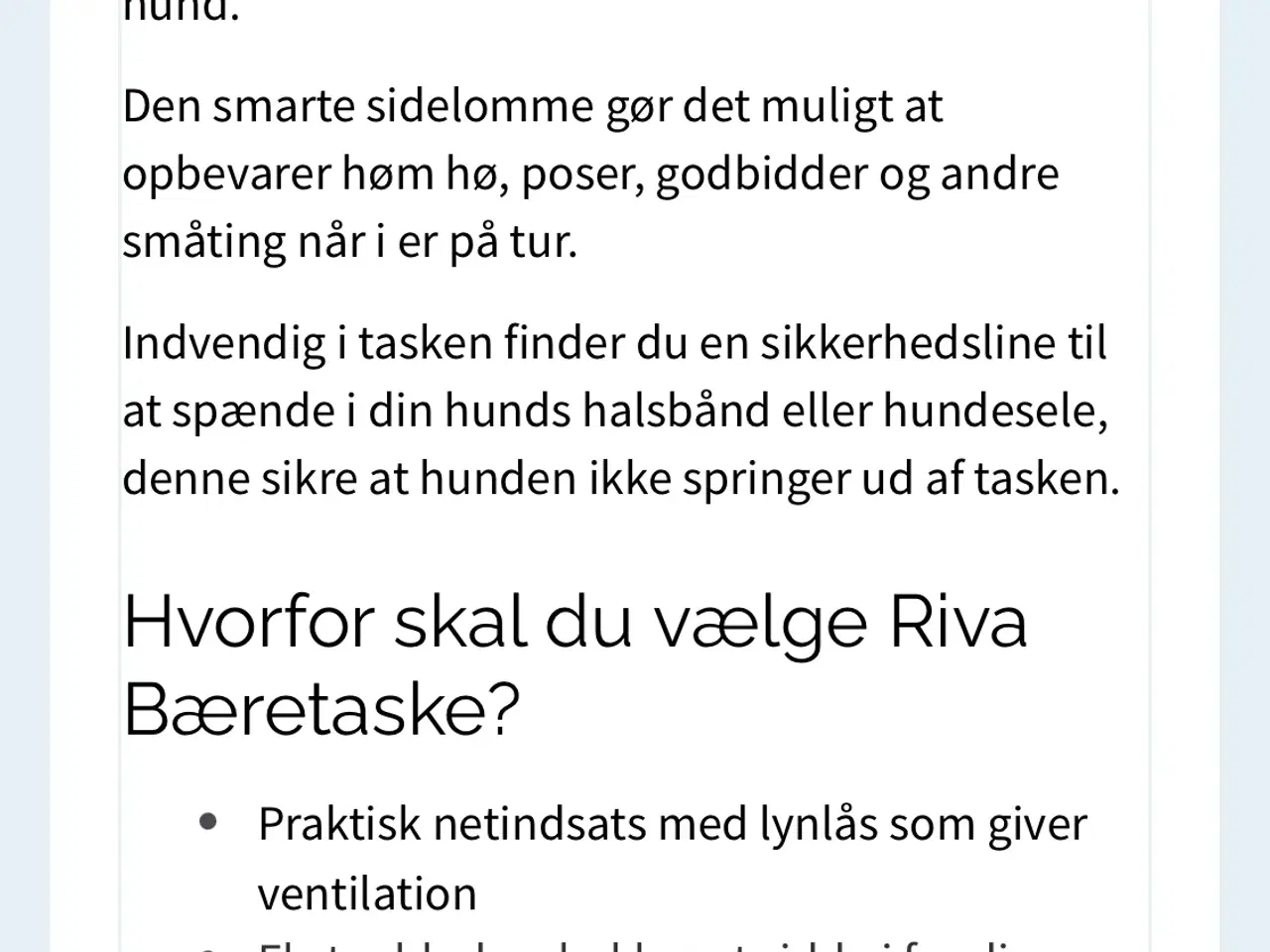 Billede 7 - Bæretaske, Trixie Riva