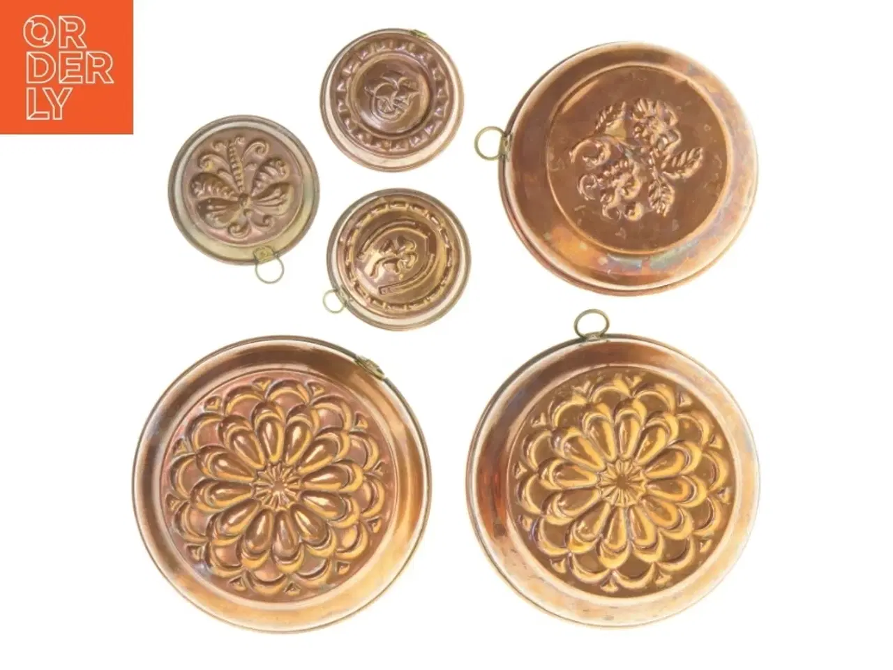 Billede 1 - Kobberskålesæt til ophæng (str. 21-10 cm)