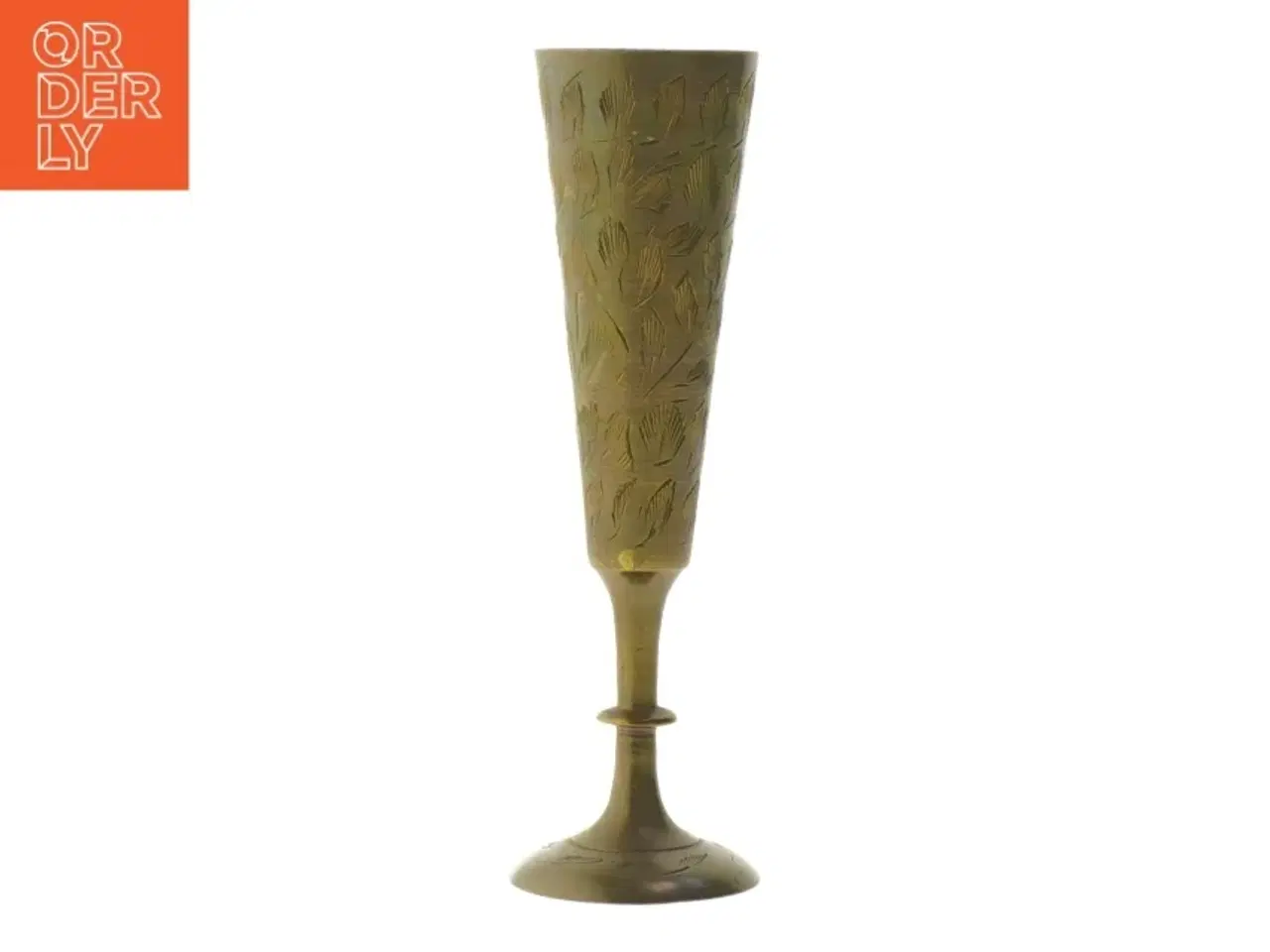 Billede 2 - Dekorativ vase i messing (str. 15 cm)