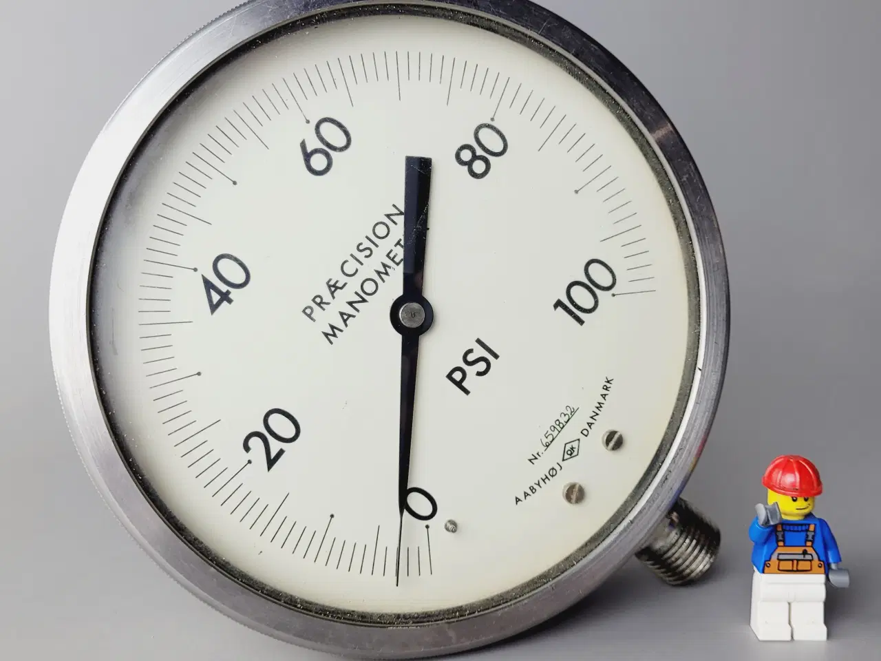 Billede 1 - ⭐️· Vintage Kvalitets Præcisionsmanometer EV DK