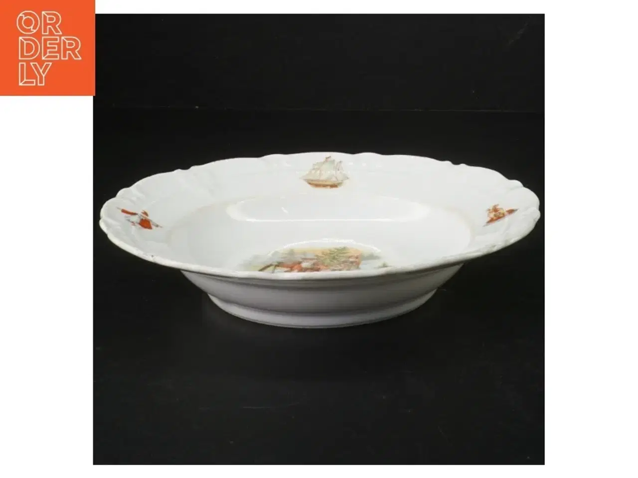Billede 1 - Barne …Antik porcelænstallerken (str. 20 cm)