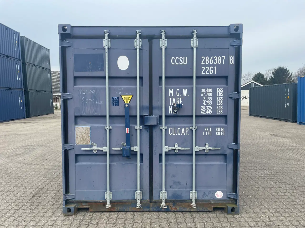 Billede 1 - 20 fods Container - ID: CCSU 286387-8