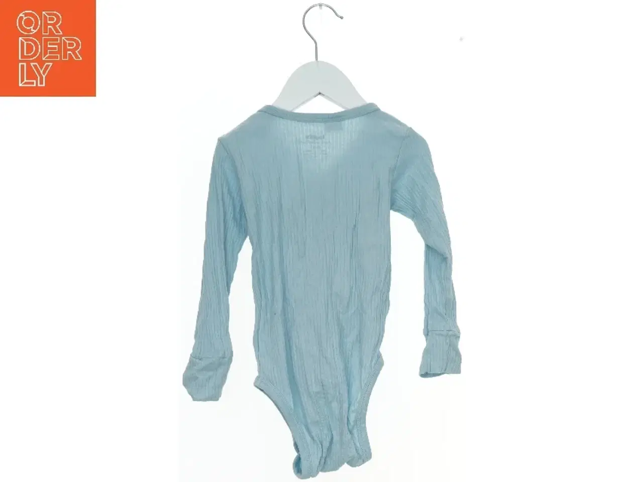 Billede 2 - Lyseblå bodystocking med lange ærmer fra Lupilu (str. 92)