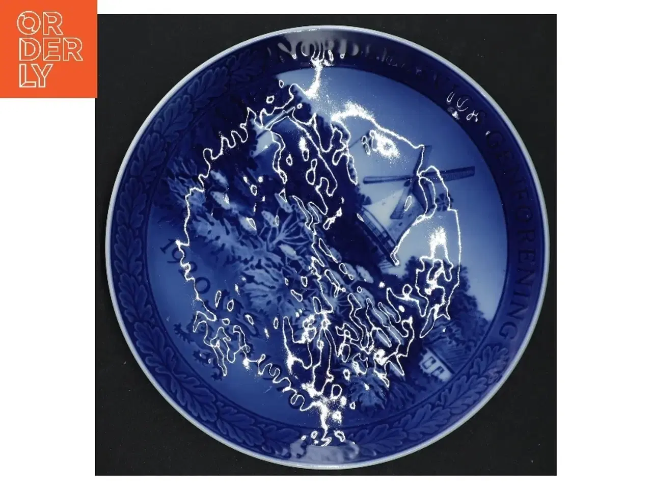 Billede 2 - Genforeningsplatte fra Royal Copenhagen (str. 20 cm)